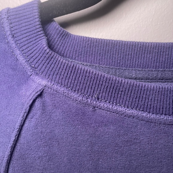 AERIE REAL OBSESSED VELOUR SWEATSHIRT - Picture 4 of 5